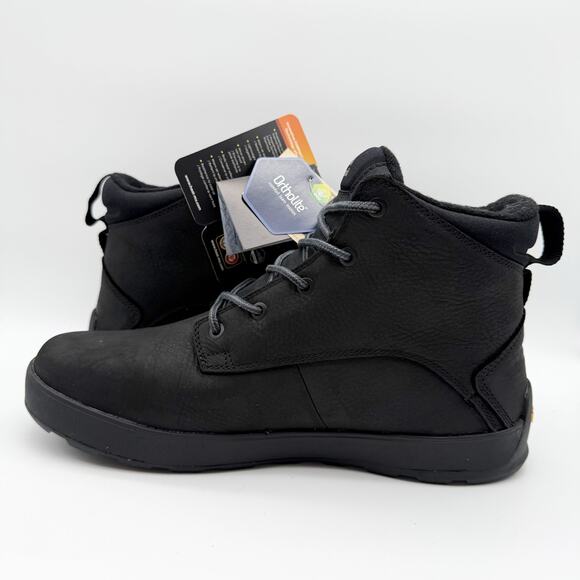 Kamik Mens Spencer Mid Boots US 11 EU 44 Black Leather Waterproof NIB main image 11